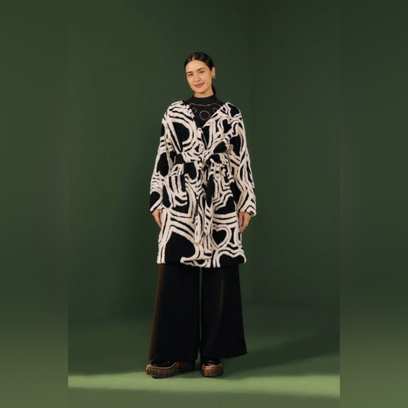 Farm Rio Banangola Mid-Length Fleece Cardigan - Picture 4 of 14